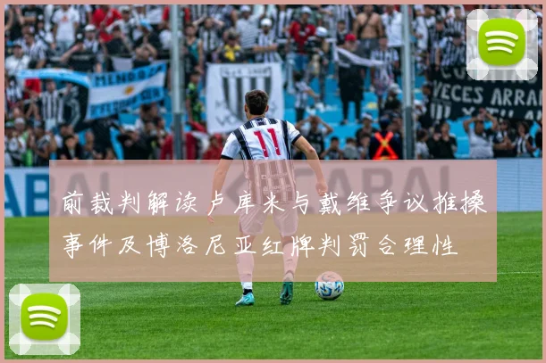 前裁判解读卢库米与戴维争议推搡事件及博洛尼亚红牌判罚合理性